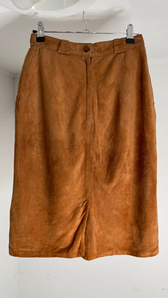 Caramel Suede Suit S/M