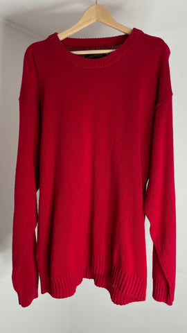 Eddie Bauer Red Sweater XL