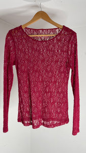 Lace Rose Top M