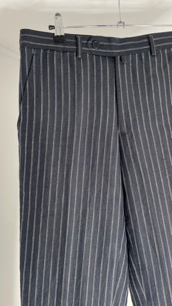 Linen Pinstripe Pants IT46