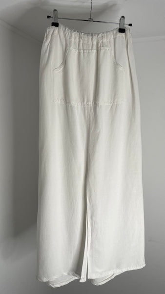 Pocket Linen Skirt M