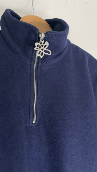 VITA Half-Zip Cotton Fleece Sweatshirt S/M