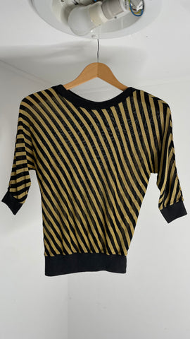 Gold Diagonal Top S