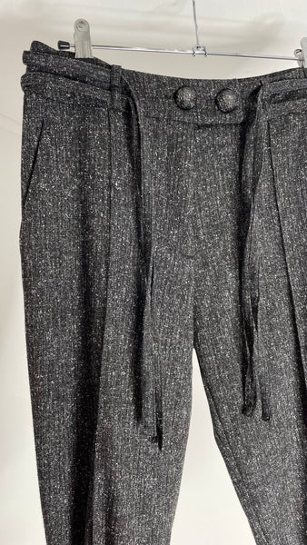 Charcoal Capri Pants 36