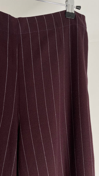 Berry Pinstripe Pants M