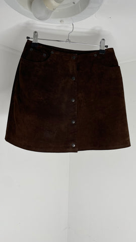 NafNaf Leather Skirt FR36