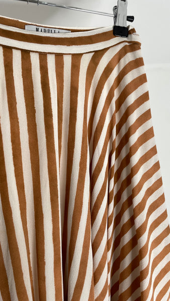 Marella Stripe Skirt M