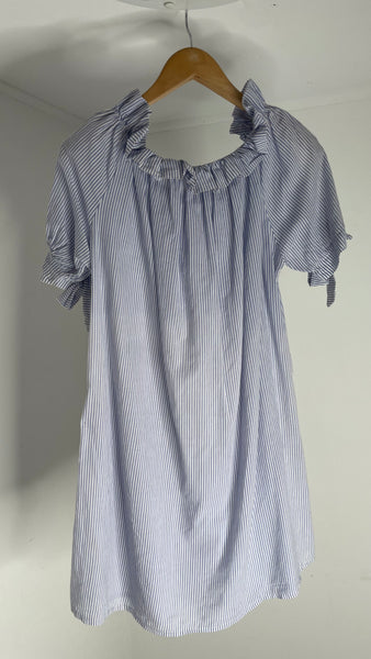 Cotton Stripes Dress S-L