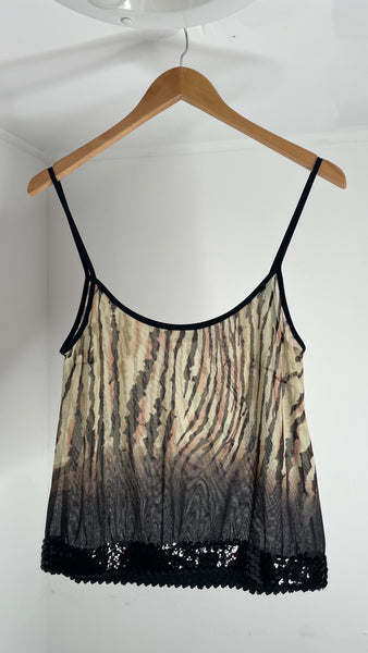 Sabbia Sequin Top L