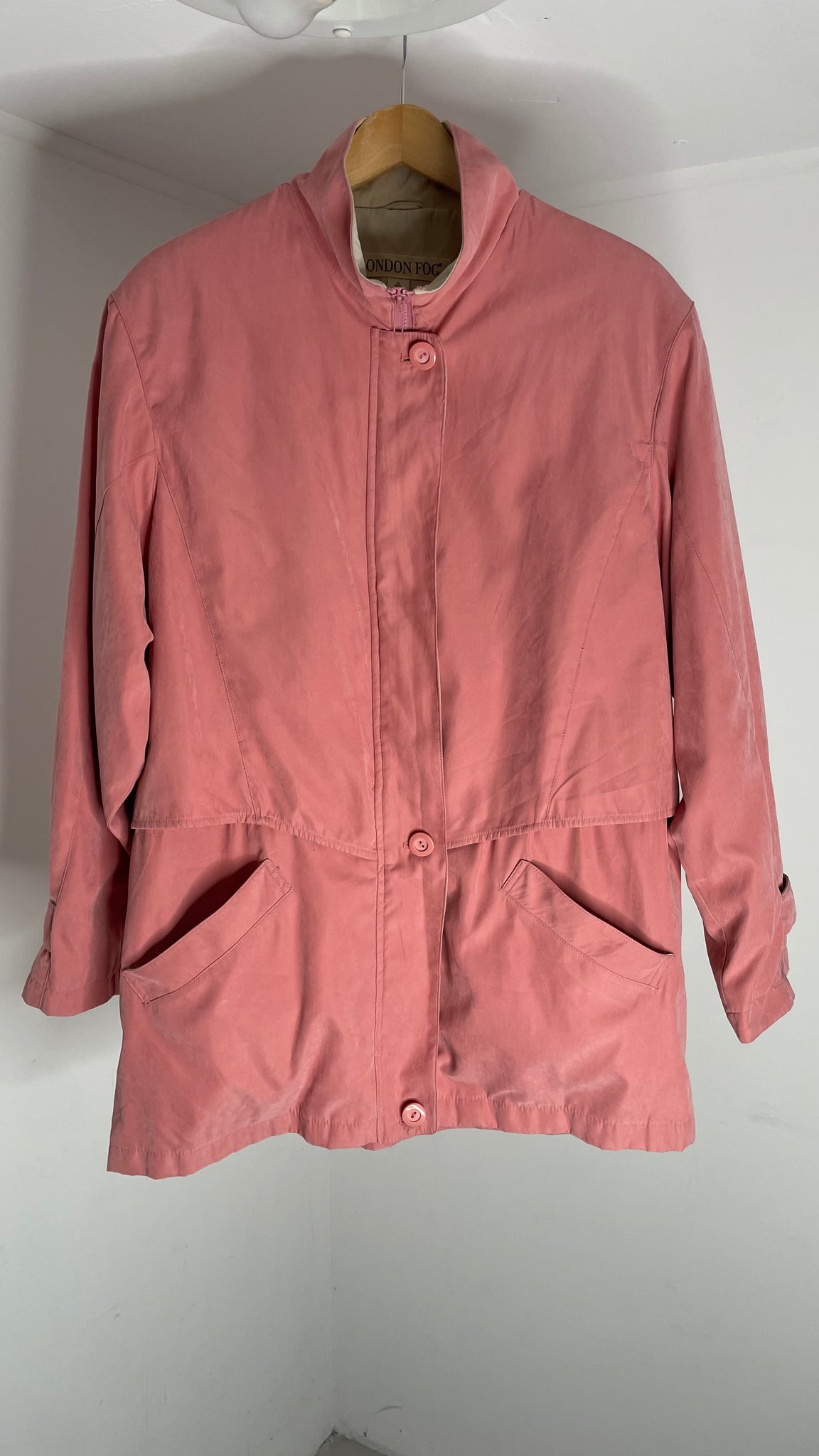 London Fog Pink Jacket XL