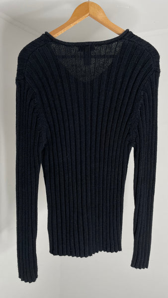 Hard Ribbed Sweater XL