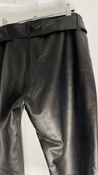 Leather Belt Pants IT42
