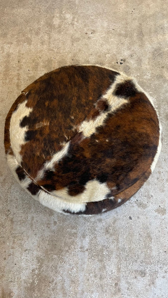 Cowhide Pouf