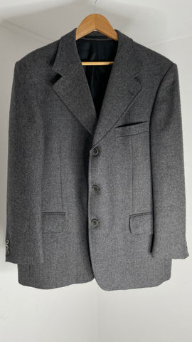 Grey Wool Blazer XL