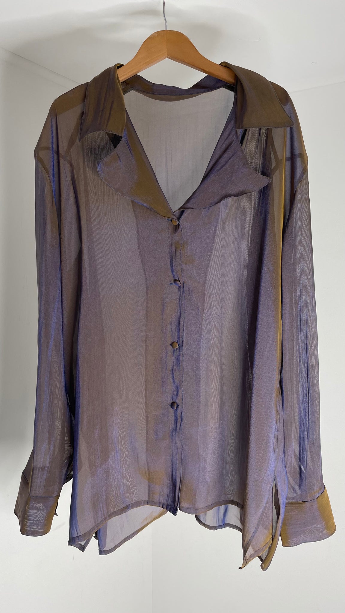 Iridescent Purple Top XL