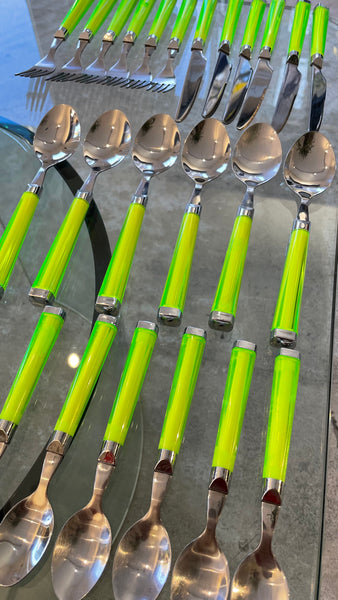 Neon Cutlery Set 24