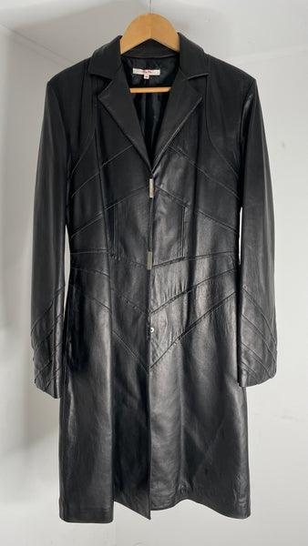 Layer Mid Leather Jacket IT44