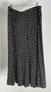 Viscose Dots Skirt XXL