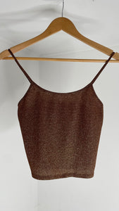 Bronze Glitz Top M