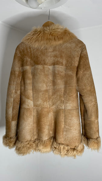 Caramel Fur Cozy Jacket L