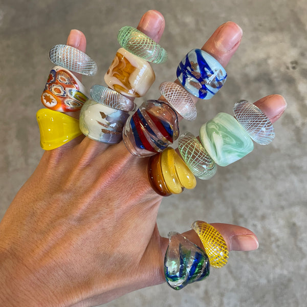 Murano Glass Large Ring