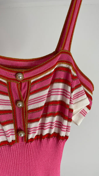 Sweetorange Pink Dress L/XL