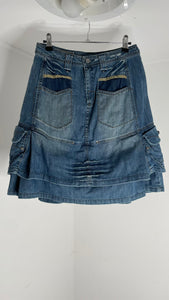 Layer Denim Skirt M