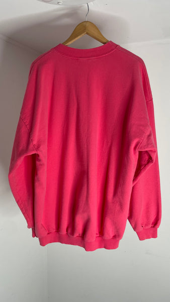 Pink Oversized Sweatshirt XL