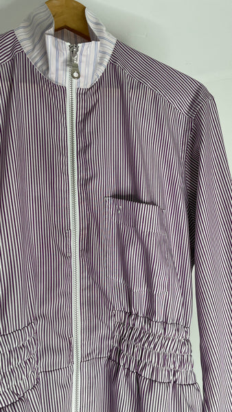 VITA Zip Up Shirt Jacket Plum S/M