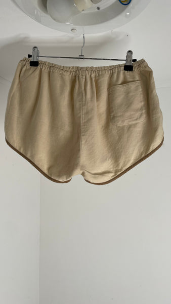 Beige Bloomer Shorts S/M