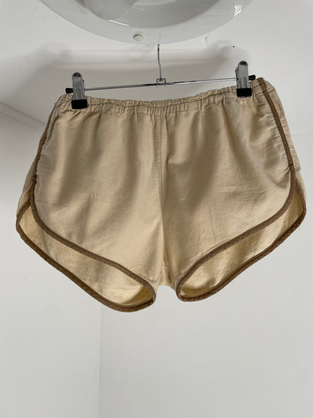 Beige Bloomer Shorts S/M