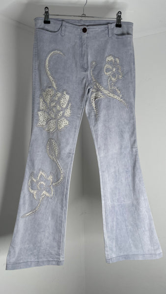 Lilac Lace Jeans S