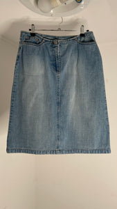 Low Denim Skirt M