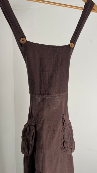 Brown Overalls M