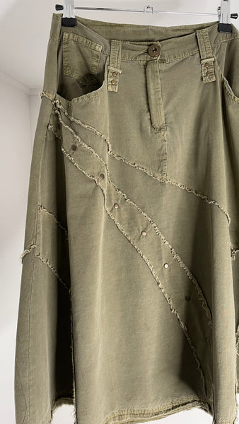 Olive Mid Skirt EU38