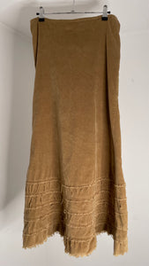 Caramel Cord Skirt IT40