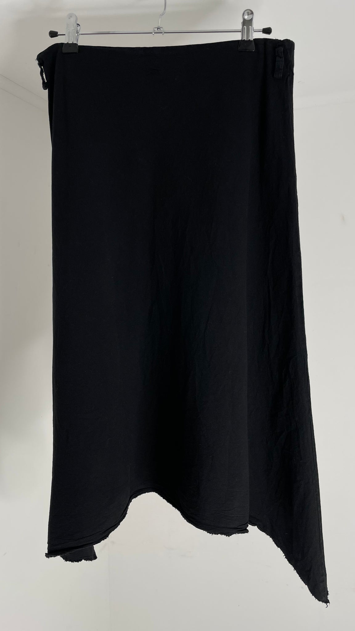 Black Drape Skirt M