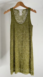 Olive Lace Dress M