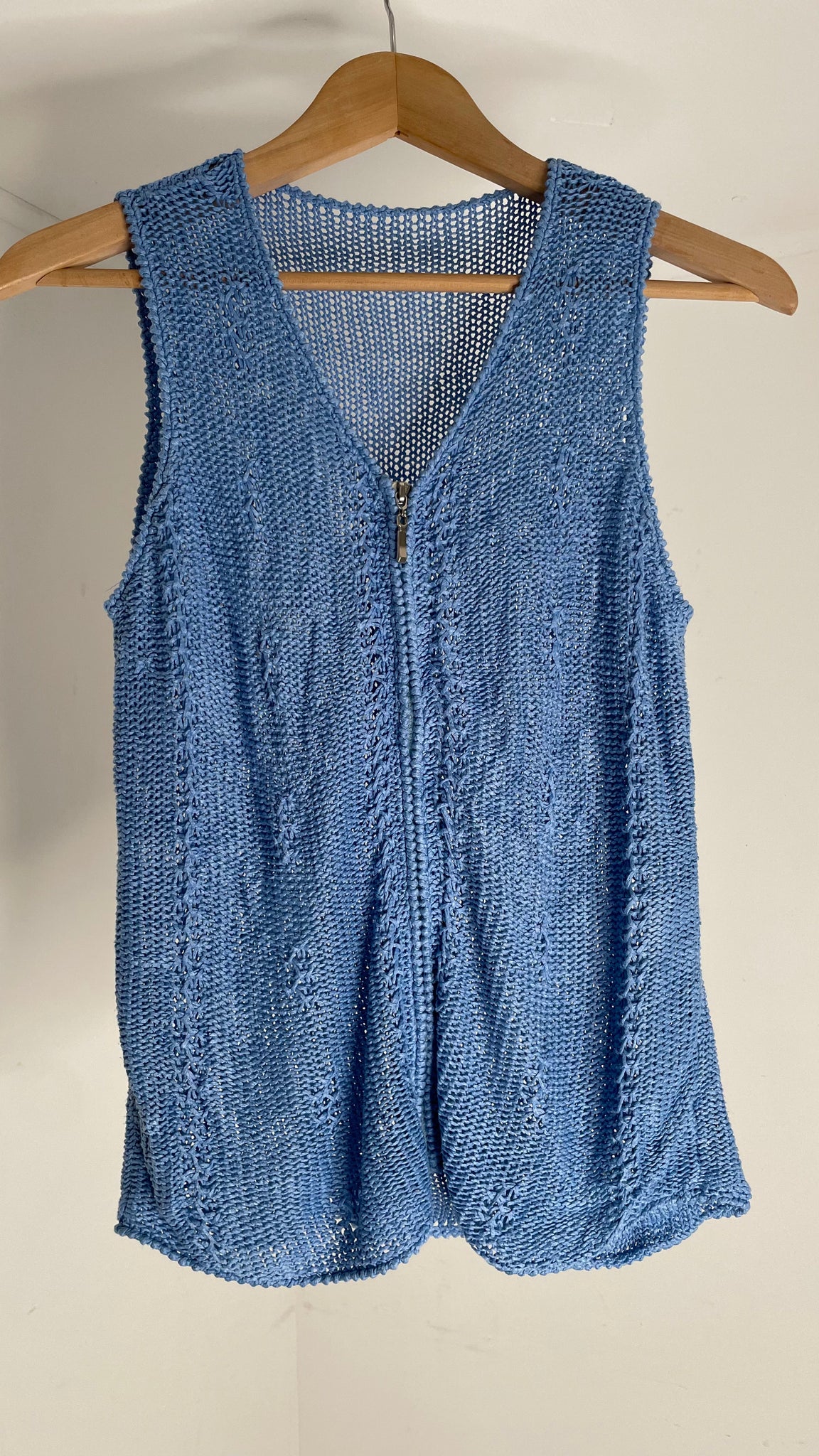 Knit Zip Tank M