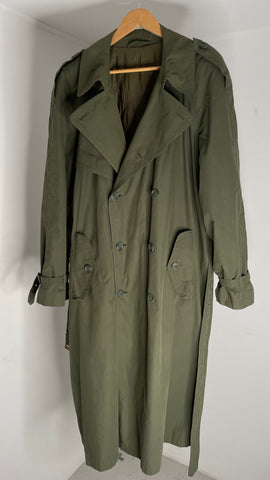 Olive Trench Coat L