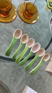 Green Spooning Set