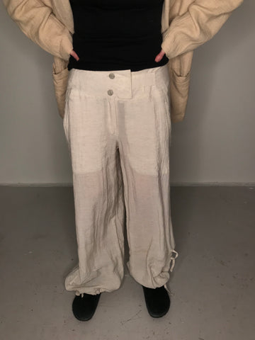 Linen Bag Pants L