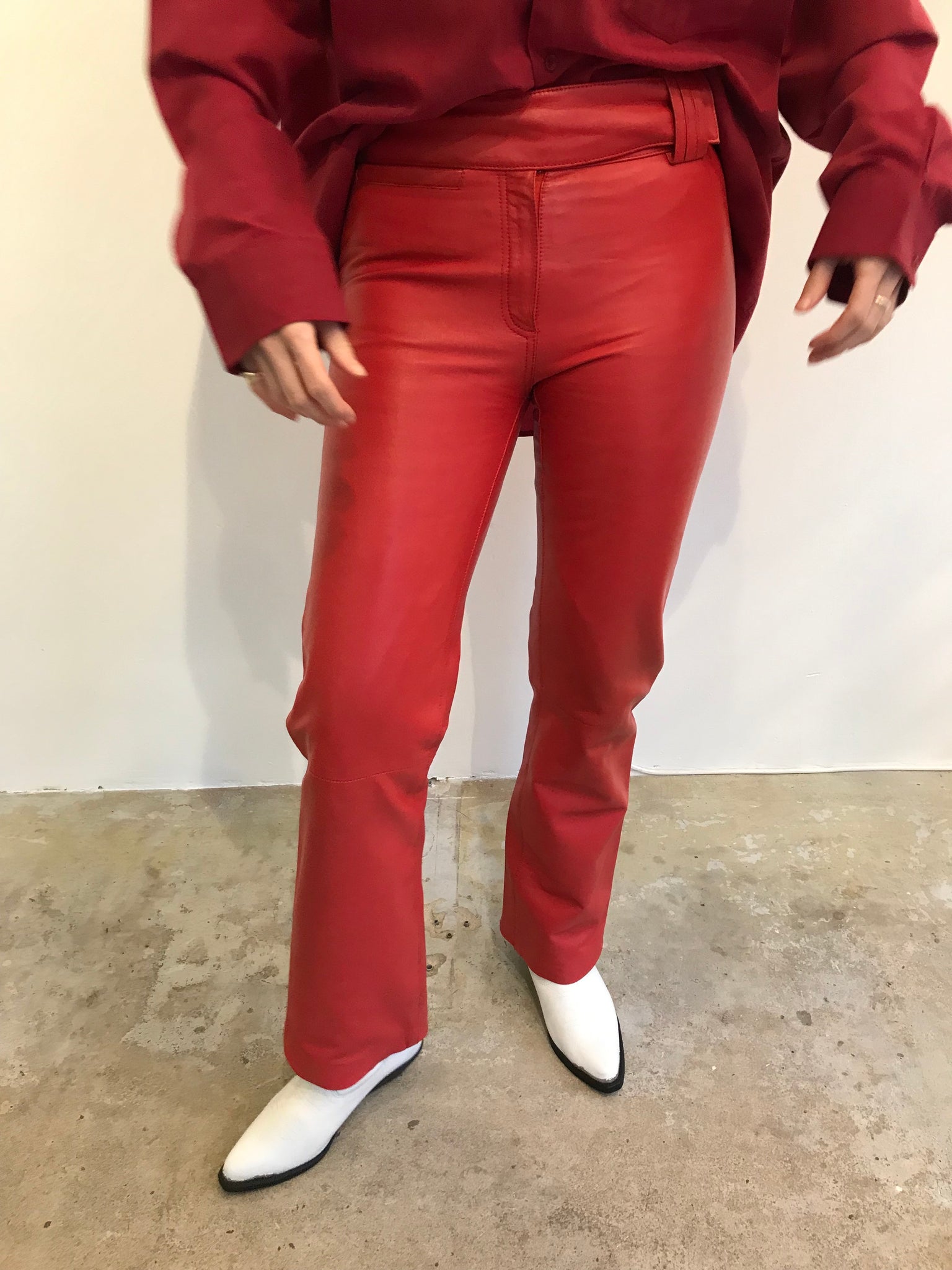 Red Leather 36