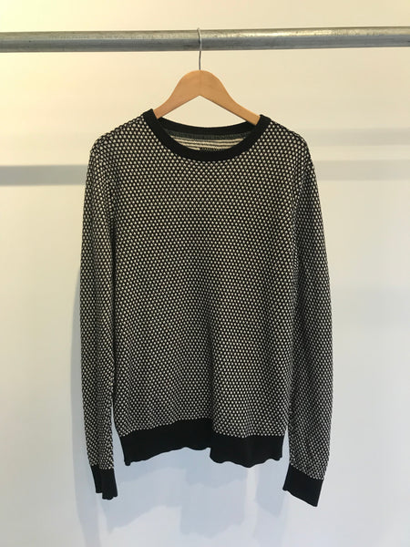 Black White Sweater M