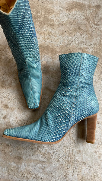 Teal Scales Boots IT38.5