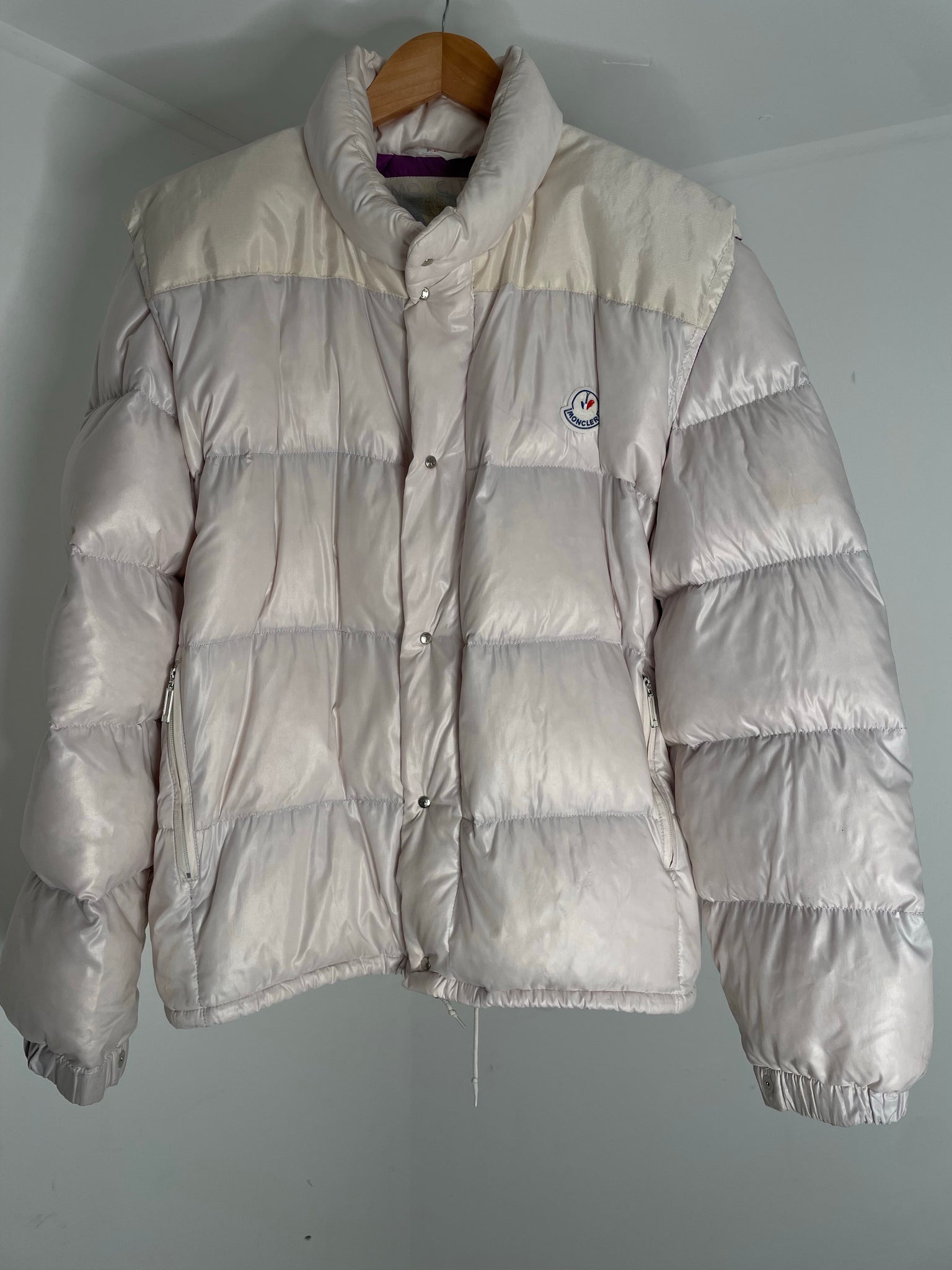 Vintage White Purple Moncler