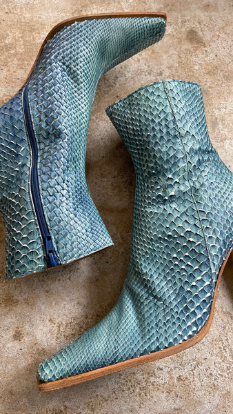 Teal Scales Boots IT38.5