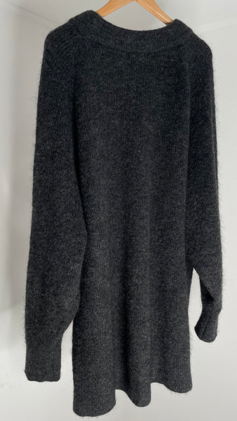 Mohair Grey Sweater XXL