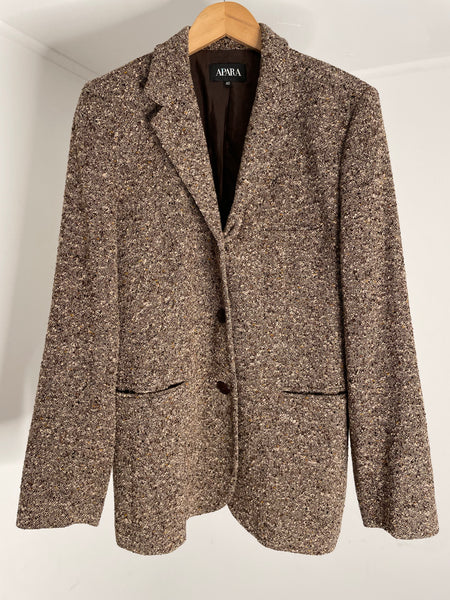 Wool Browns Blazer 42