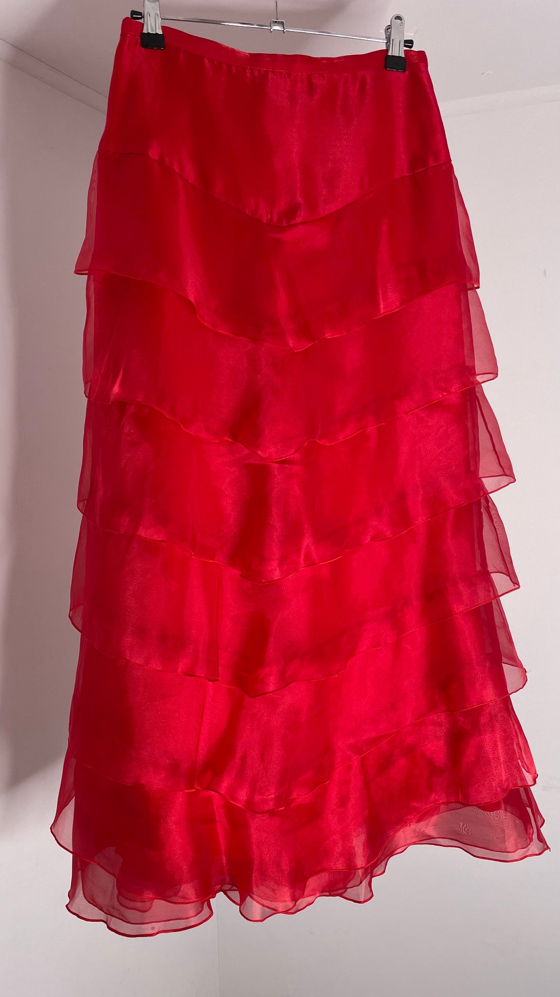 Organza Red Skirt 36/38